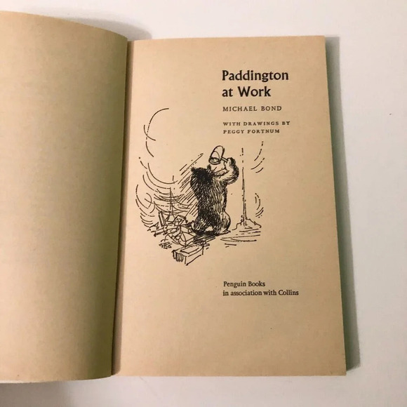 Vtg 1969 Paddington Bear At Work Puffin Books Paperback Michael Bond - Picture 7 of 16